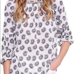 NWT Roller Rabbit Bennet Dinna Top Size Large